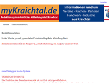 Tablet Screenshot of mykraichtal.de